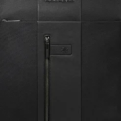 Clearance Piquadro Brief 2 Rollen Kabinentrolley 45 cm nero