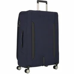 Piquadro Weichgepäck|4-Rollen Koffer<Brief 4 Rollen Trolley 78 cm mit Dehnfalte blue