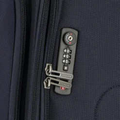 Piquadro Weichgepäck|4-Rollen Koffer<Brief 4 Rollen Trolley 78 cm mit Dehnfalte blue