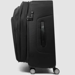 Discount Piquadro Brief 4 Rollen Trolley 68 cm mit Dehnfalte black