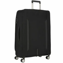 Piquadro Weichgepäck|4-Rollen Koffer<Brief 4 Rollen Trolley 78 cm mit Dehnfalte black
