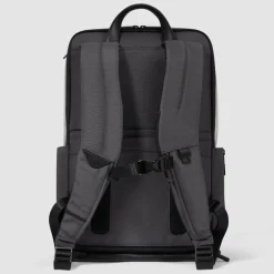 Outlet Piquadro Brief 2 Special Business-Rucksack 45 cm Laptopfach graphite-black
