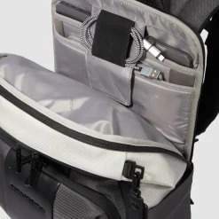 Outlet Piquadro Brief 2 Special Business-Rucksack 45 cm Laptopfach graphite-black