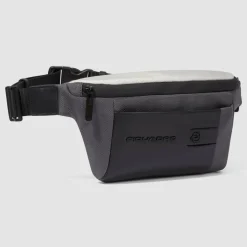 Outlet Piquadro Brief 2 Special Gürteltasche RFID Schutz 32 cm graphite-black