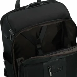 Piquadro Brief Reiserucksack Leder 43 cm laptopfach
