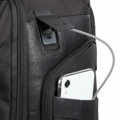 Piquadro Brief 2-Rollen Rucksacktrolley 53 cm Laptopfach