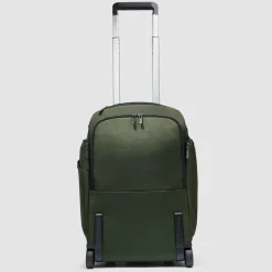 Piquadro Rucksack-Trolleys|Business-Rucksäcke<Brief 2-Rollen Rucksacktrolley 53 cm Laptopfach green