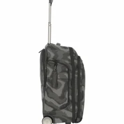 Clearance Piquadro Brief 2-Rollen Rucksacktrolley 53 cm Laptopfach camouflage reflected black