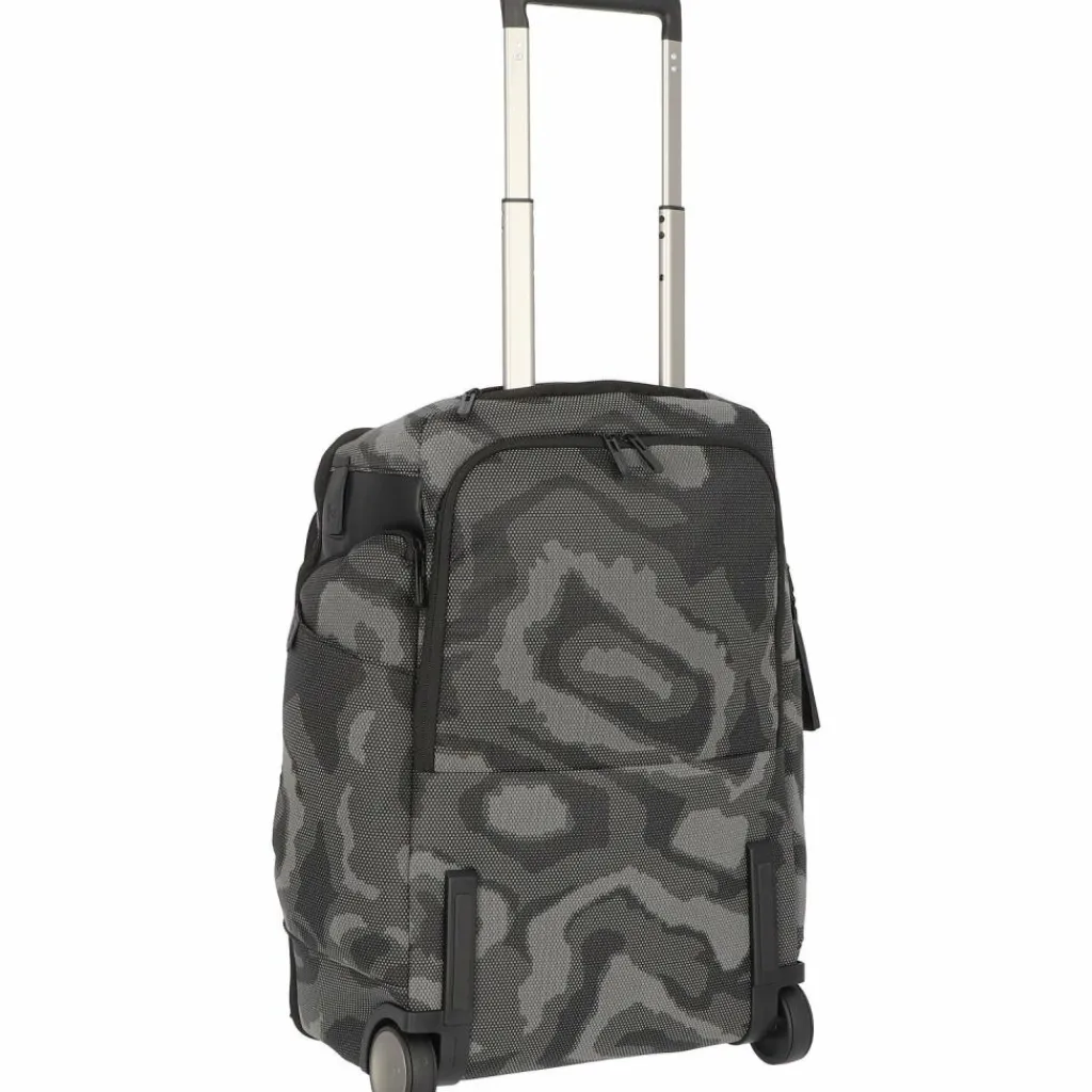 Clearance Piquadro Brief 2-Rollen Rucksacktrolley 53 cm Laptopfach camouflage reflected black