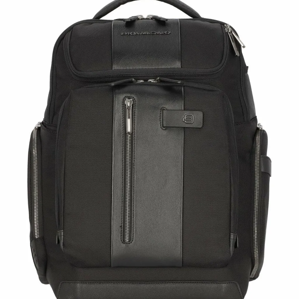 Piquadro Business-Rucksäcke|Laptoptaschen<Brief Rucksack RFID 43 cm Laptopfach black