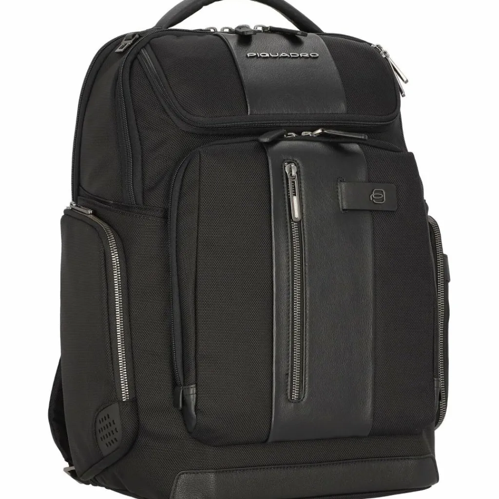 Piquadro Business-Rucksäcke|Laptoptaschen<Brief Rucksack RFID 43 cm Laptopfach black
