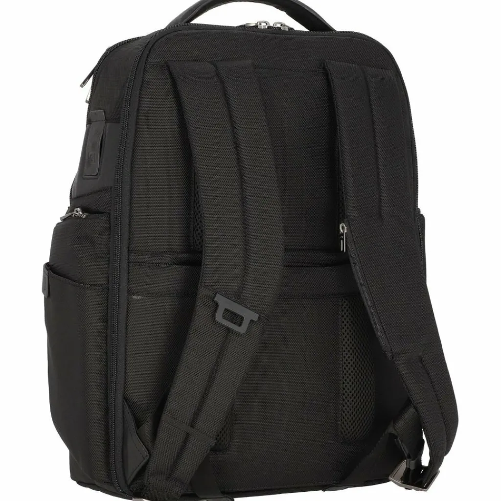 Piquadro Business-Rucksäcke|Laptoptaschen<Brief Rucksack RFID 43 cm Laptopfach black