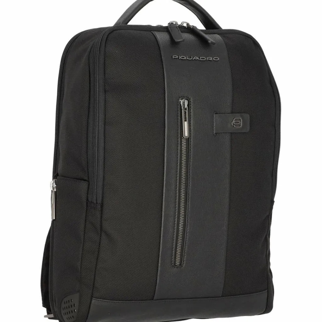 Piquadro Business-Rucksäcke|Laptoptaschen<Brief Rucksack RFID 41 cm Laptopfach black