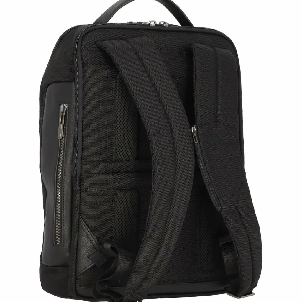 Piquadro Business-Rucksäcke|Laptoptaschen<Brief Rucksack RFID 41 cm Laptopfach black