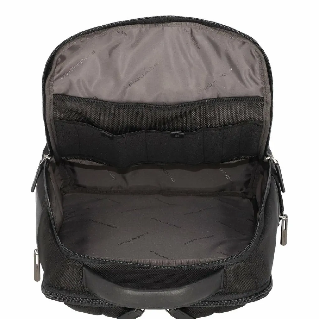 Piquadro Business-Rucksäcke|Laptoptaschen<Brief Rucksack RFID 41 cm Laptopfach black