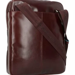 Best Piquadro Brief Umhängetasche Leder 26 cm dark brown