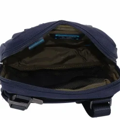 Outlet Piquadro Brief Umhängetasche 21 cm blue