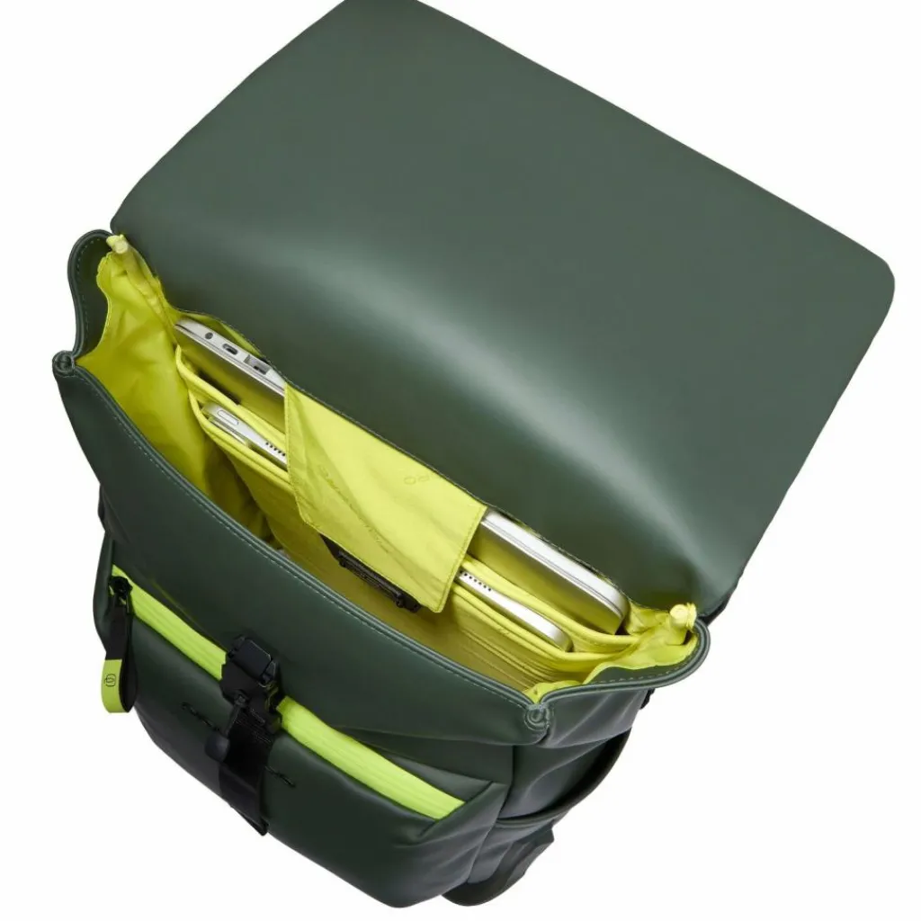 Piquadro Business-Rucksäcke|Laptoptaschen<Corner Business-Rucksack 42 cm Laptopfach green