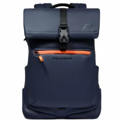 Online Piquadro Corner Business-Rucksack 42 cm Laptopfach blue
