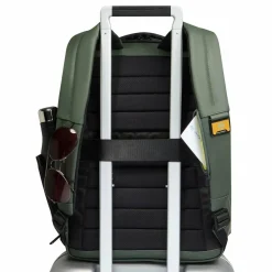 Outlet Piquadro Corner Daypack RFID Schutz 43 cm Laptopfach green