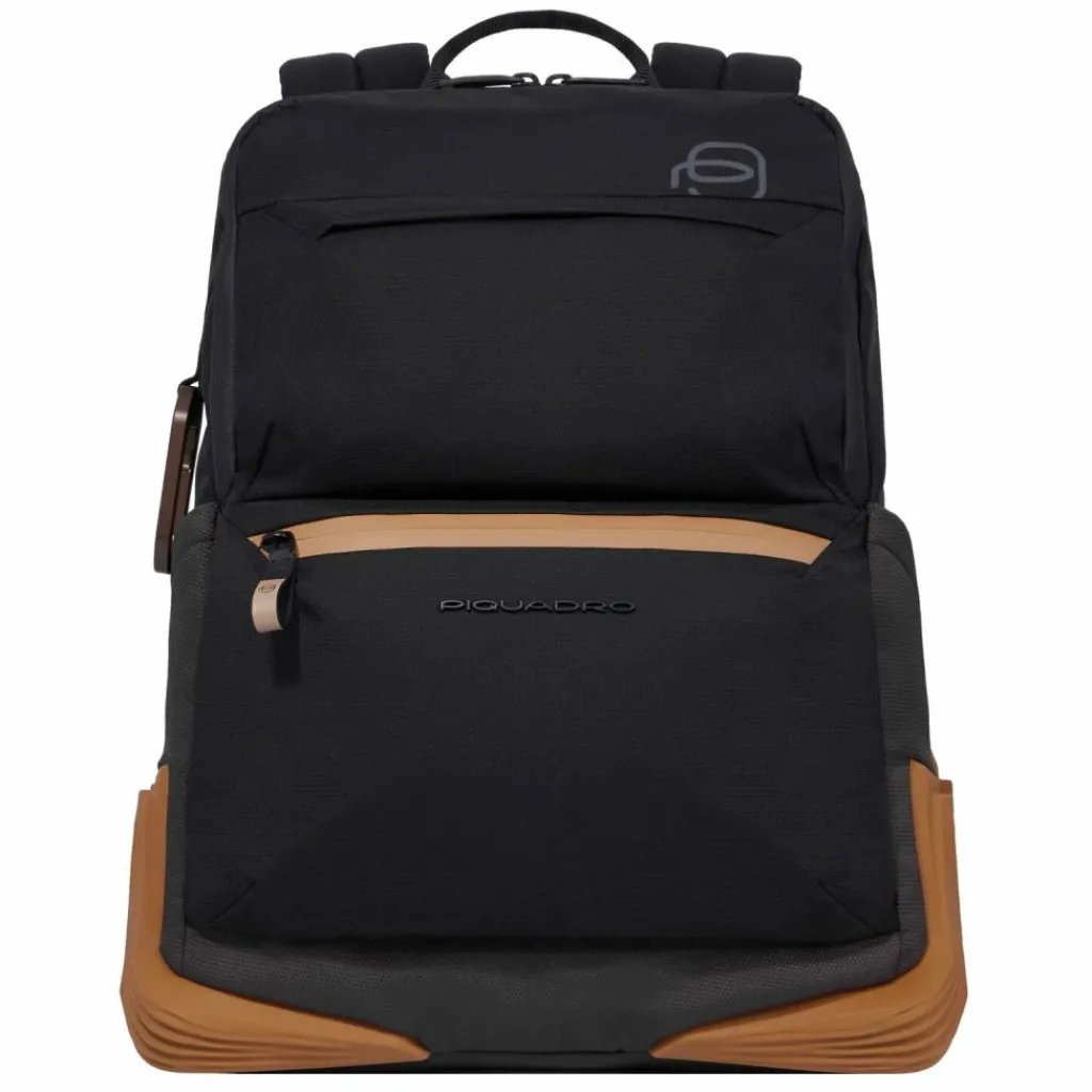 Outlet Piquadro Corner Rucksack 44 cm Laptopfach black grey