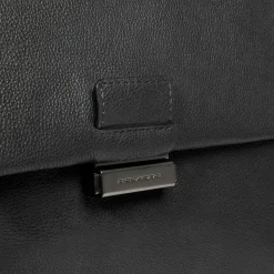 Online Piquadro Cronus Aktentasche Leder 31 cm Laptopfach black
