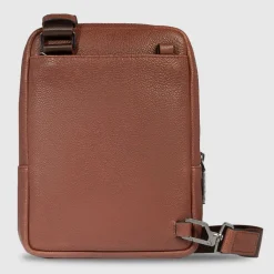 Piquadro Umhängetaschen<Cronus Umhängetasche Leder 18 cm brown