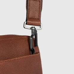 Piquadro Umhängetaschen<Cronus Umhängetasche Leder 18 cm brown