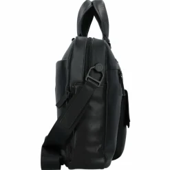 Piquadro Aktentaschen<Finn Aktentasche Leder 38 cm black
