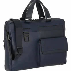 New Piquadro Finn Aktentasche Leder 38 cm night blue