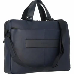 New Piquadro Finn Aktentasche Leder 38 cm night blue