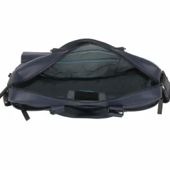 New Piquadro Finn Aktentasche Leder 38 cm night blue