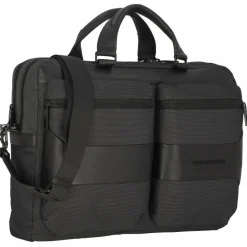 Outlet Piquadro Gio Aktentasche 41.5 cm Laptopfach black