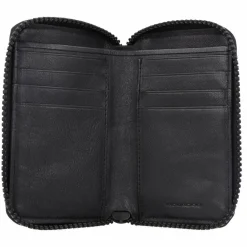 Piquadro Herrengeldbörsen Hochformat<Harper Geldbörse Leder 9 cm black