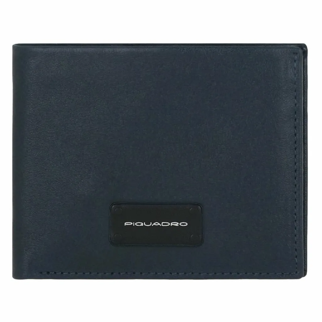 Piquadro Herrengeldbörsen Querformat<Harper Geldbörse RFID Leder 11 cm night blue