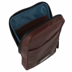 Piquadro Harper Handytasche Leder 12 cm dark brown