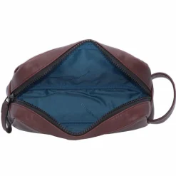 Piquadro Harper Kulturbeutel Leder 23 cm