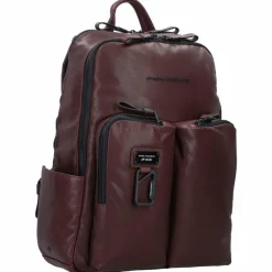 Piquadro Lederrucksäcke|Business-Rucksäcke<Harper Rucksack RFID Leder 40 cm Laptopfach dark brown
