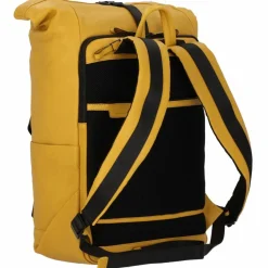 New Piquadro Harper Rucksack Leder 48 cm Laptopfach yellow