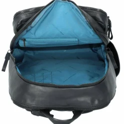 Hot Piquadro Harper Rucksack Leder 48 cm Laptopfach black