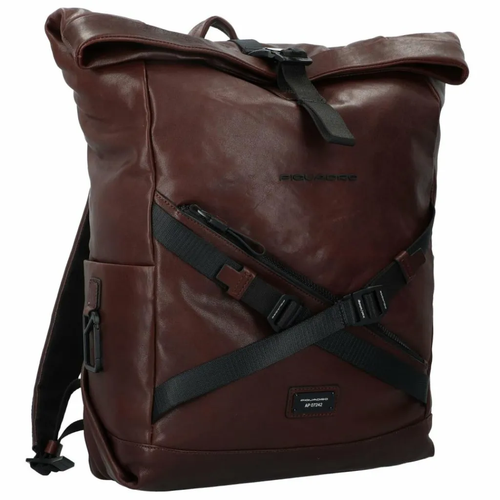 Piquadro Lederrucksäcke|Business-Rucksäcke<Harper Rucksack Leder 48 cm Laptopfach dark brown