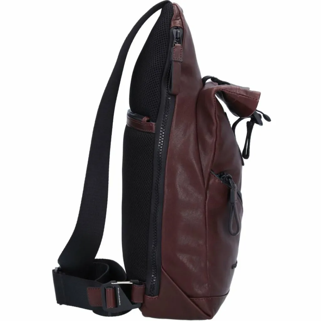 Hot Piquadro Harper Umhängetasche RFID Leder 38 cm dark brown
