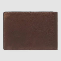 Clearance Piquadro Hedley Geldbörse RFID Schutz Leder 12.5 cm dark brown