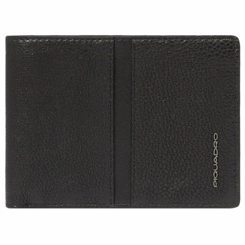 Piquadro Damengeldbörsen Querformat<Hedley Geldbörse RFID Schutz Leder 12 cm black
