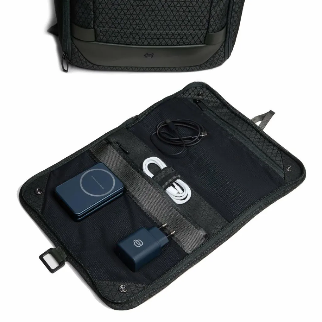 New Piquadro Hex Reiserucksack 45 cm Laptopafch green