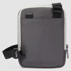 Piquadro iPad mini pocket crossbody bag in recycled fabric