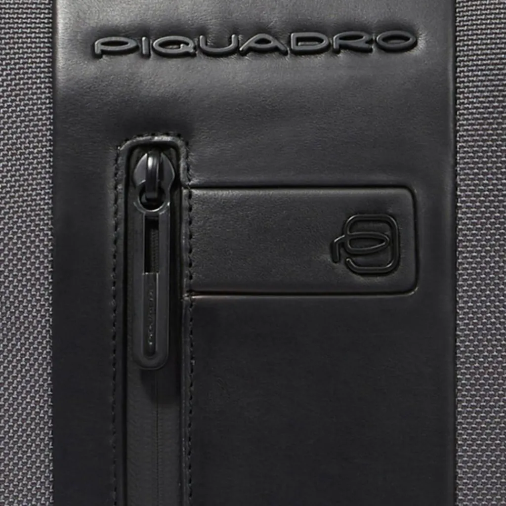 Piquadro iPad mini pocket crossbody bag in recycled fabric
