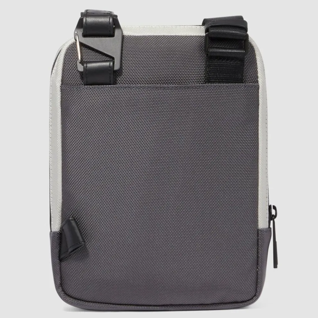 Piquadro iPad mini pocket crossbody bag in recycled fabric