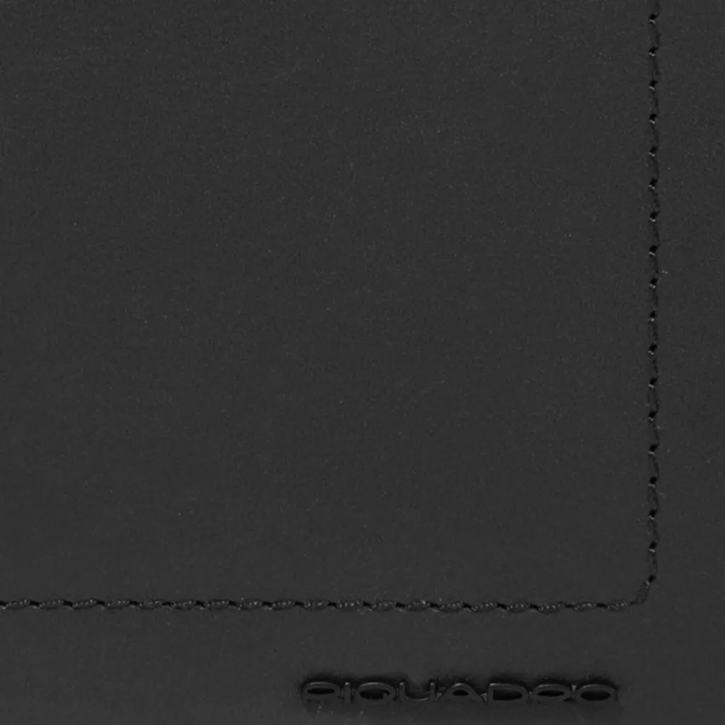 Piquadro Herrengeldbörsen Querformat<Liko Geldbörse RFID Schutz Leder 12.5 cm black