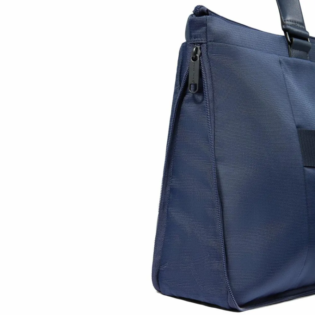 New Piquadro Marcel Aktentasche Leder 42 cm Laptopfach blue